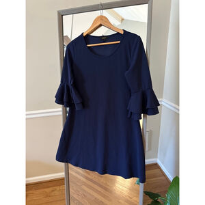 Espresso Dress Women's Small Blue